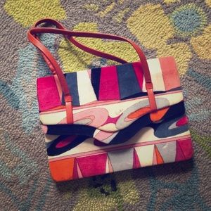 Vintage Emilio Pucci suede bag
